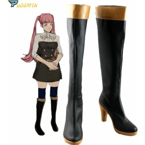 Fire Emblem Three Houses Hilda Boots Cosplay Shoes
