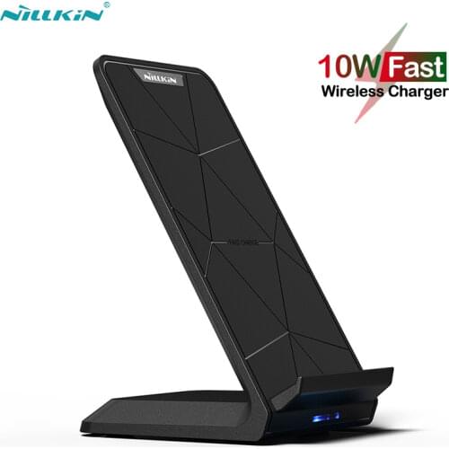 Qi Fast Wireless Charging for iPhone 11 Pro X XR XS Max Nillkin 10W Phone Charger for Samsung S10 S20 Plus Note 8 9 10 20 Holder