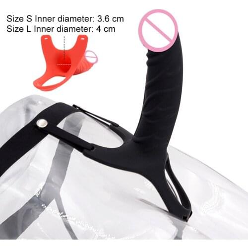 Sex Products Male Strap on Dildo Realistic Strapon Penis Huge Woman Lesbian Sex Silicon Toy Massager Very Big Dildos for Women