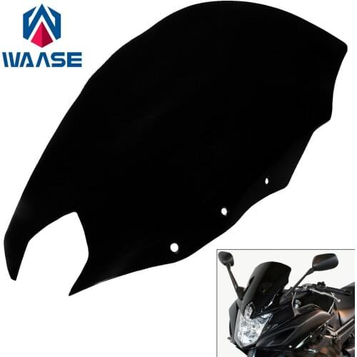 Waase Smoke Standard Windscreen Windshield Screen Shield For YAMAHA FZS600 FZ6 R FZ-6R FZ6R XJ6 F XJ-6F XJ6F Diversion 2009-2017