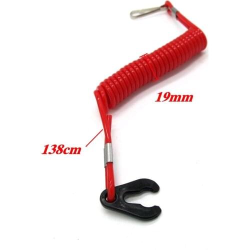 Universal Boat Outboard Engine Motor Kill Stop Switch- Safety Tether Lanyard, Motorcycle Switches
