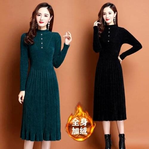 WMWMNU Fashionable Knitted Dresses
