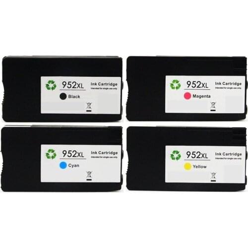 XIMO 4 pack Remanufactured for HP 952 952XL Use for HP OfficeJet Pro 8710 8720 7740 8210 8216 8218 8715 8716 8725 8728 8730 8740
