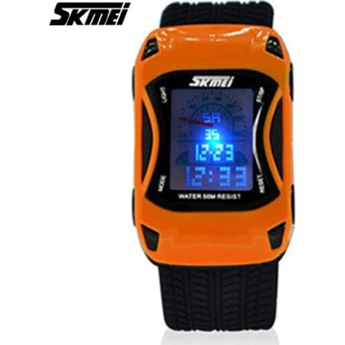 Women Car Cartoon Watch Men Kids LED Digital Watch Jelly Silicone Sport Wristwatch Cartoon Children Watch relogio masculino