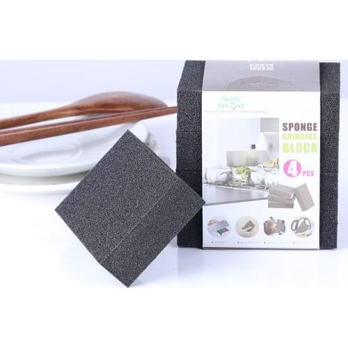 1/4 pcs Multi-Use Heavy Duty Scrub Sponge Extra Thin Magic Cleaning Sponges Eraser Sponge For Kitchen Bathroom Furniture Leath