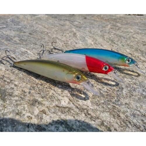 3pcs 10cm/14.5g Heavy size Long casting fishing lure Hard fishing lure mixed colors Free shipping
