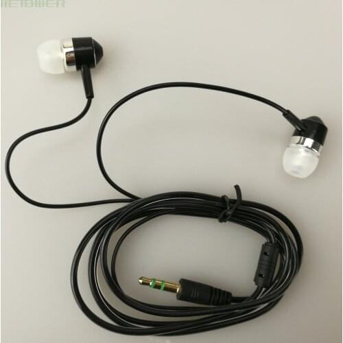 300pcs/lot 3.5mm Good Quality Earphones Transparent Earbud about 1.2m Suit All 3.5 Audio Equipment for Android Phone Tourism