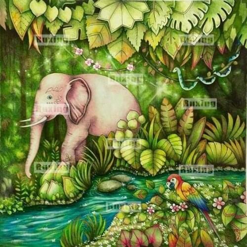 Full Square/Round Drill 5D DIY Diamond Painting Mini elephant Cartoon 3D Embroidery Cross Stitch Mosaic Rhinestone Decor