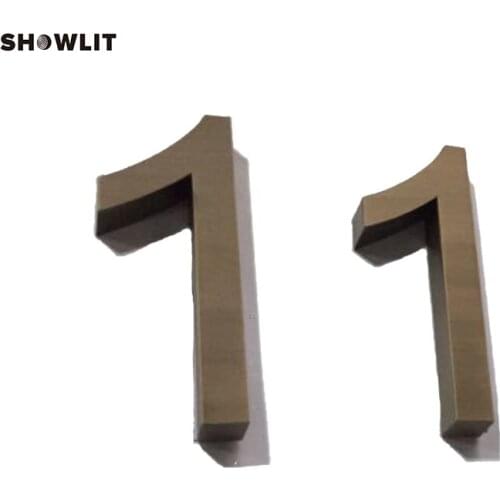 Antique Bronze Individual House Numbers Modern House Numbers