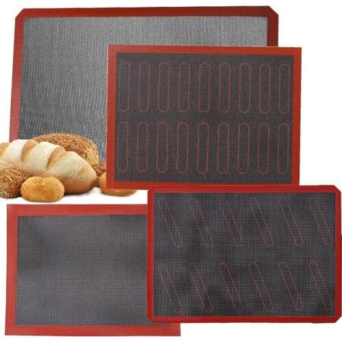 Non Stick Perforated Silicone Baking Mat 30x40 Heat Resistant Oven Sheet Liner For Bread/Cookie/Biscuits/Puff/Eclair Pastry Mat