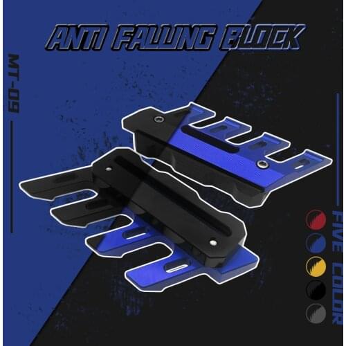 Motorcycle mudguard side protection block for yamaha MT07 MT09 MT10 MT125 front fender side anti-fall slider for mt-07 mt-09