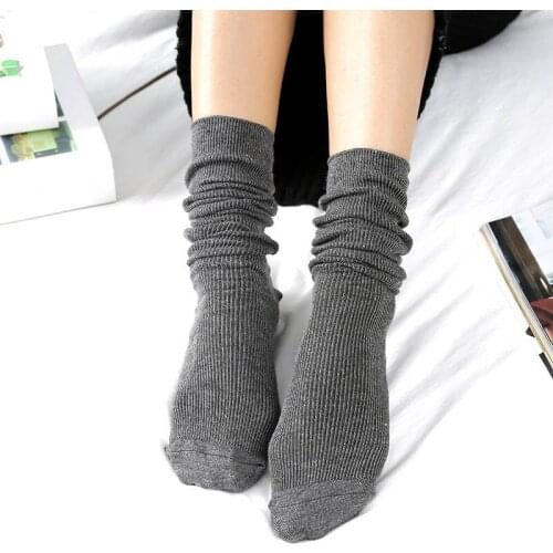 New 1Pair Cotton Retro Candy Color Socks Free Size for Women Casual Comfortable Socks Party Gifts