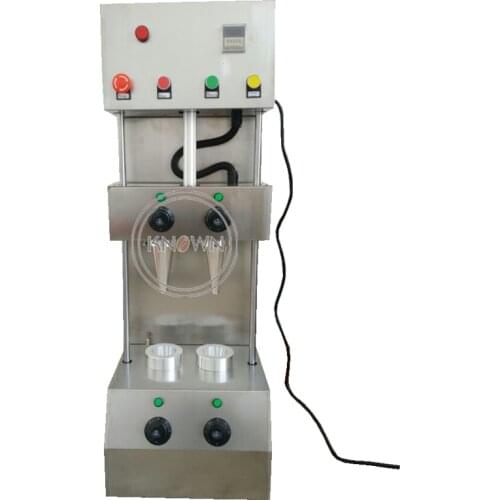 Commercial stainless steel 2 head easy operation pizza cone mode forming making machine USA