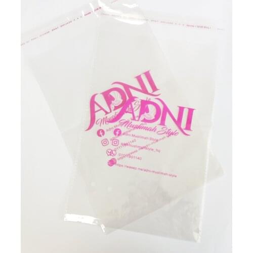 High Transparency Very Cheaper Clear Plastic OPP Bag Printing With Self Adhesive Strip Tape For Packaging