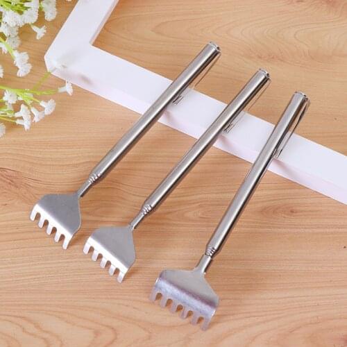 Adjustable Back Scratcher Stainless Steel Back Massage Telescopic Anti Itch Claw Massager Back Massage For Elders Tickle Stick