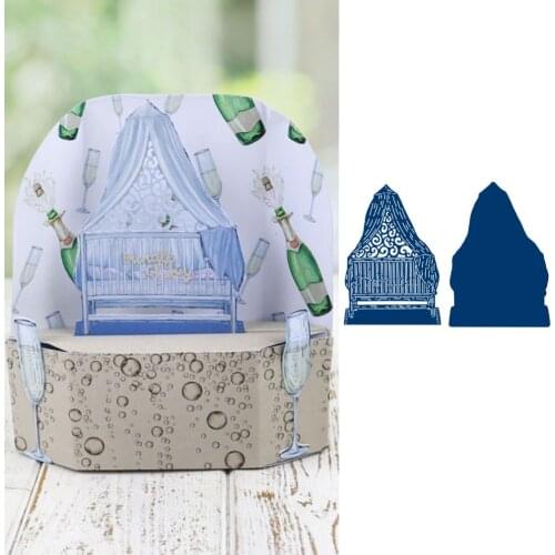 Rock-a-bye New Metal Cutting Dies Stamps Stencil For 2021 Scrapbook Diary Decoration Embossing Template Diy Greeting Card