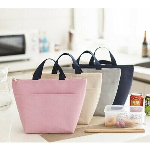 Thermal Insulated Lunch Box Cooler Bag Tote Bento Pouch Lunch Container Portable Cooler Travel Picnic Carry Bag