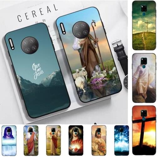 TOPLBPCS Jesus Christian Pattern Phone Case for Huawei Mate 20 10 lite pro X Honor paly Y 6 5 7 9 prime 2018 2019