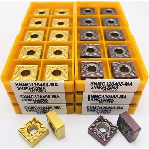 Carbide insert SNMG120404 SNMG120408 MA VP15TF UE6020 US735 Metal CNC machine tool parts SNMG120404 Milling cutter lathe SNMG