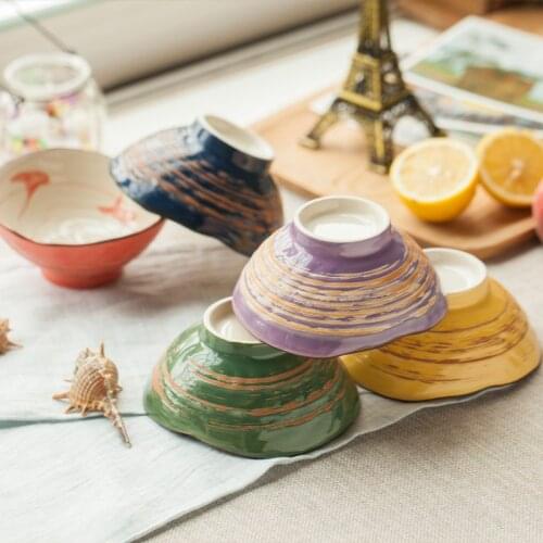Japanese Seashell Bowl Creative Salad Bowl Christmas Gift Set Multi-Function Food Containers Colorful Kitchen Utensils Tableware