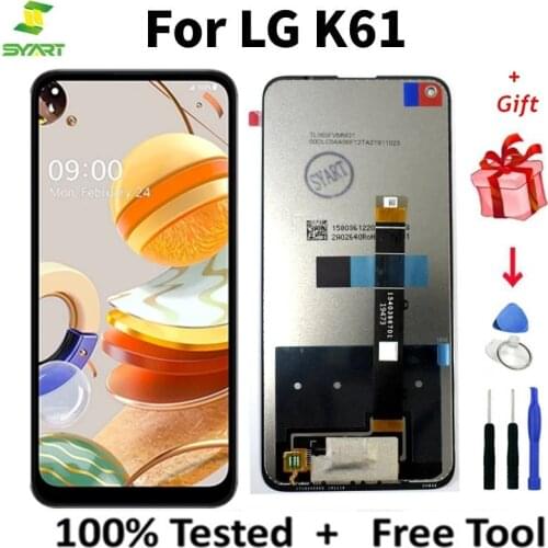 LCD For LG K61 6.53'' LMQ630EAW LM-Q630EAW LCD Display With Touch Screen Digitizer Assembly For LG K61 Display Repair Parts