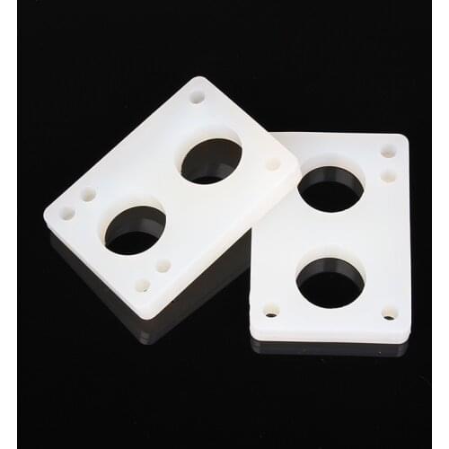 1 Pair Skateboard Shock Riser Pads Longboard Rubber Damping Pad 12mm/11mm Protector