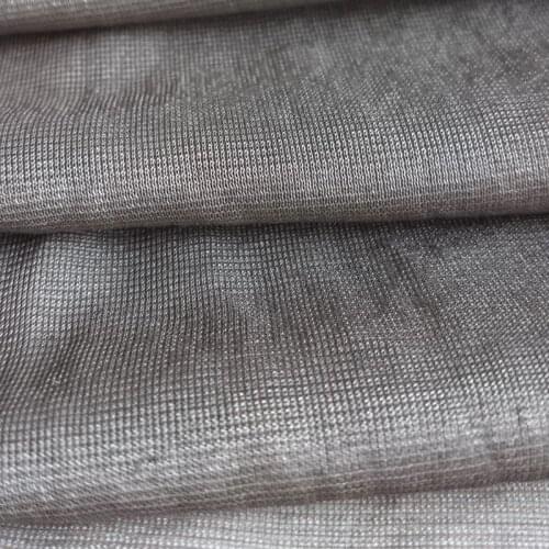 100% SHIELDING FABRIC SILVER COATED NYLON MESH silver 87