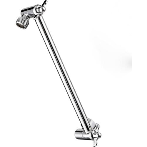11 Inch Adjustable Shower Arm Universal Connection Brass Shower Adjustable Angle Anti-leak Shower Extension Arm