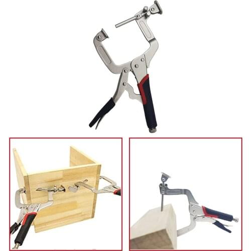 2 in 1 Multifunctional Locking C Clamp Adjustable Welding Clip Chrome Vanadium Steel Woodworking Grip Pliers Carpentry Hand Tool