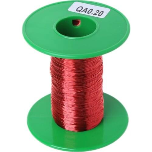 2020 New 100m QA Polyurethane Enameled Copper Wire 0.2mm Welding Wires Coil Winding