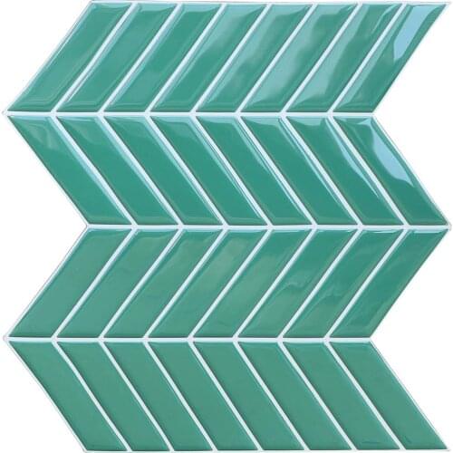 3D Peel and Stick Wall Tiles Backsplash for Kitchen Bathroom, Self Adhesive, 9.8" x 10"