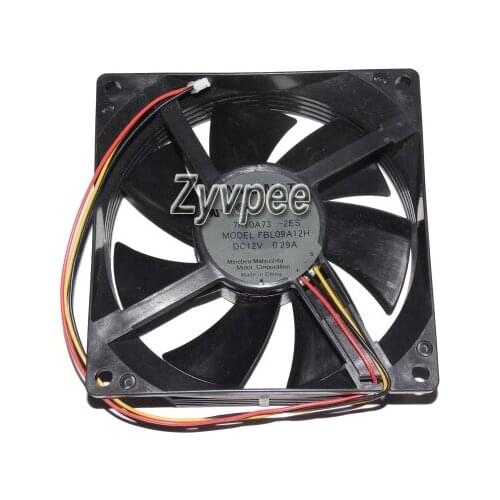 92x92x25mm FBL09A12H 12V 0.26A 3Wires 3Pin 7K10A73-2ES Cooling Fan
