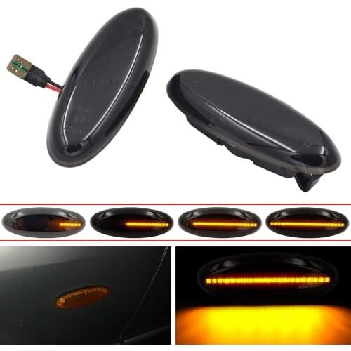 Car Flashing Dynamic LED Side Marker Lamp Turn Signal Blinker Lights B33P51120A For MAZDA 323 Familia Protege Tribute MX-6
