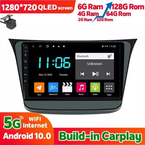 WagonR 128GB Rom Car Radio Stereo Receiver Screen For Suzuki Wagon R 2019 Android 10 Multimedia GPS Navigation Carplay Head Unit