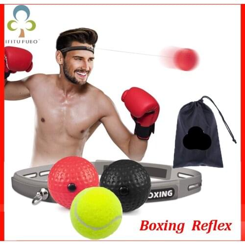 Boxing Reflex Ball Set Speed Punch Sanda Boxer Raising Reaction Force Hand Eye Training Stress Gym Boxing Muay Thai Exercise ZXH