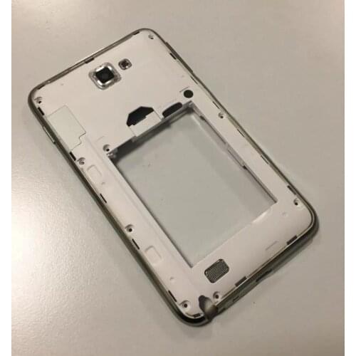 For Samsung Galaxy Note GT-N7000 I9220 White/Black Color Rear Back Frame Board Plate Housing Middle Cover