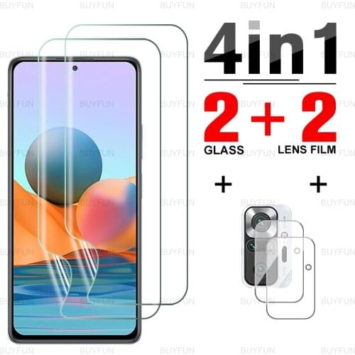 For Xiaomi Redmi Note 10 Pro Full cover Front Hydrogel Film for redmi redmy note 10 pro max 10s 5G screen protector lens film