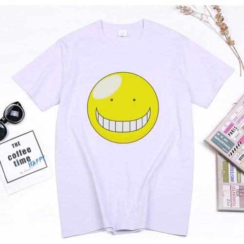 Kawaii Korosensei Print Womens T Shirt Hot Sale Anime Assassination Classroom Tops Summer Cotton Streetwear Ropa Mujer Camisetas