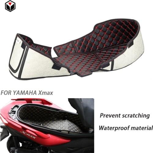 Motorcycle Storage Box Leather Rear Trunk Cargo Liner Protector Accessories for yamaha xmax 300 XMAX300 XMAX x max