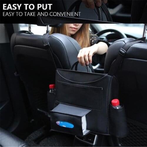 Hot Car Mesh Organizer Seat Back Net Bag Barrier of Backseat Pet Kids Cargo Tissue Purse Holder Driver Storage Netting Pouch