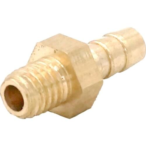 LOT 5 Hose Barb I/D 4mm x M5 Metric Male Thread Brass coupler Splicer Connector fitting for Fuel Gas Water