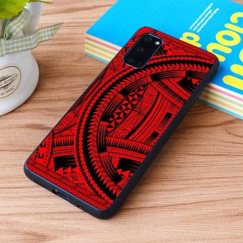 For Samsung Galaxy Mix Polynesian Design Soft TPU border Samsung Galaxy Case