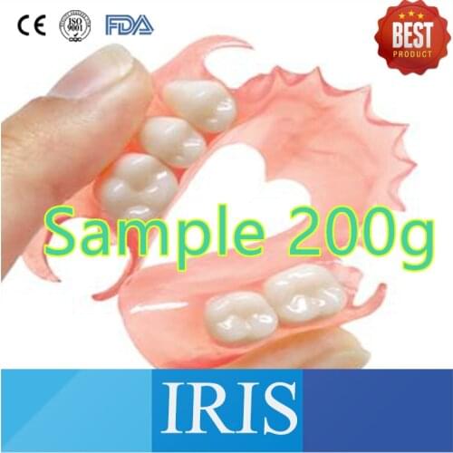 Sample 200g/bag K1/K2/K3 A1 A2 A3 Denture Valplast Flexible Acrylic Resin Material Particle for Removable Denture Free Shipping