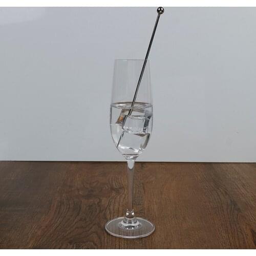Swizzle sticks metal- stainless steel mixing cocktail coffee stirrers wine drink
