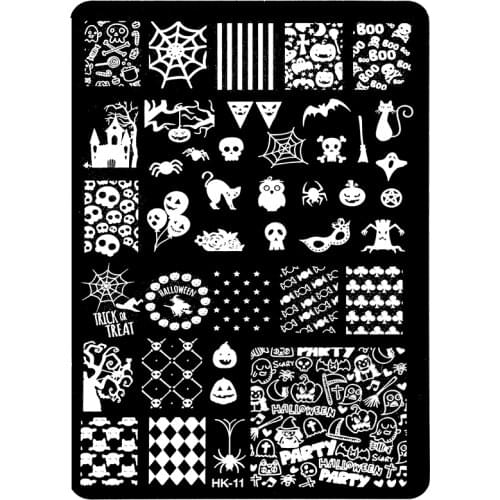 NEW ARRIVED Beauty Halloween Hallowmas nail plate,nail Stamp Image Konad nail template Print Nail Art Template DIY