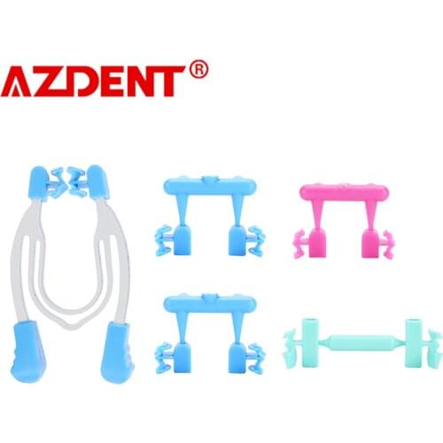 AZDENT Disposable Dental Wedges Medical Plastic Tooth Teeth Gap Wedges Dentist Clinic Consumable Material XS S M L 4 Models/Pack