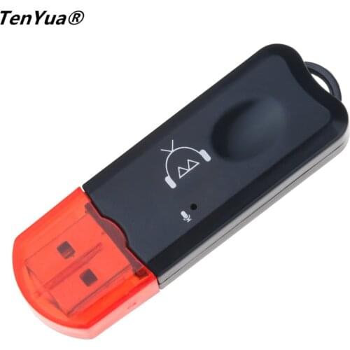 USB Bluetooth Receive V2.1 Bluetooth Wireless Audio Adapter AUX Stereo with MIC for USB Car MP3 Player Speaker