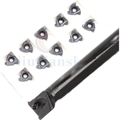 1PC SNL0020R22 SNL0025S22 Internal Thread CNC lathe turning toolholder+10pcs 22ER 5.0ISO Carbide Insert Cutting machine tool set