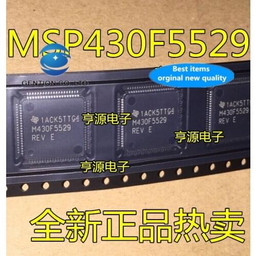 2PCS MSP430F5529IPNR M430F5529 MSP430F5529 QFP100 16-bit microcontroller in stock 100% new and original