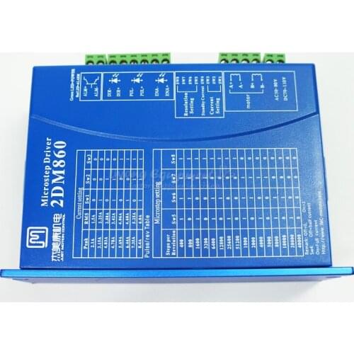 2DM860 Digital Stepper Driver NEMA34 86 Stepping Motor Drive Voltage AC30-80V for CNC Router Engraving Machine